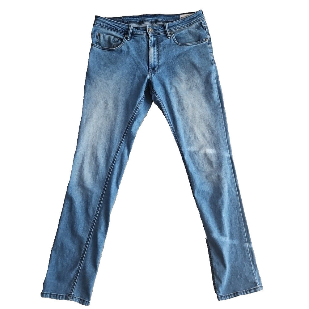 Buffalo David Bitton Jeans Men's 34x34 Axel Slim Stretch Extensible, Coupe Slim‎